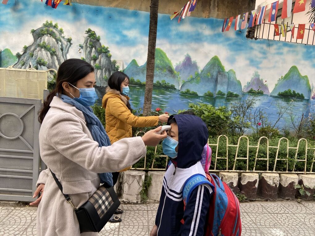 Trường Tiểu học Ba Đình tiếp tục đẩy mạnh công tác phòng chống dịch