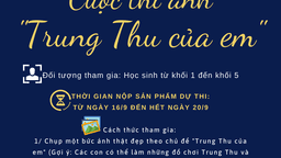 Trương TH Ba Đình phát động cuộc thi ảnh "Trung Thu của em"