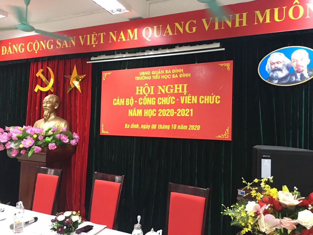 Trường Tiểu học Ba Đình tổ chức Hội nghị Cán bộ - Công chức - Viên chức và Người lao động năm học 2020 - 2021