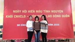 Trường Tiểu học Ba Đình tích cực tham gia phong trào Hiến máu tình nguyện