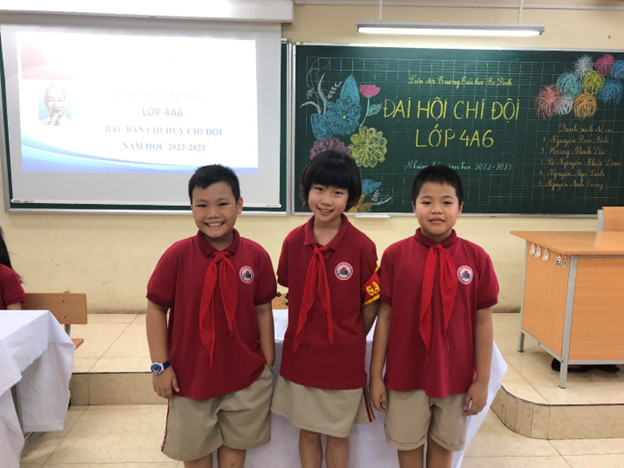 Đại hội Chi đội – Ngày hội của các đội viên lớp 4A6 chúng em