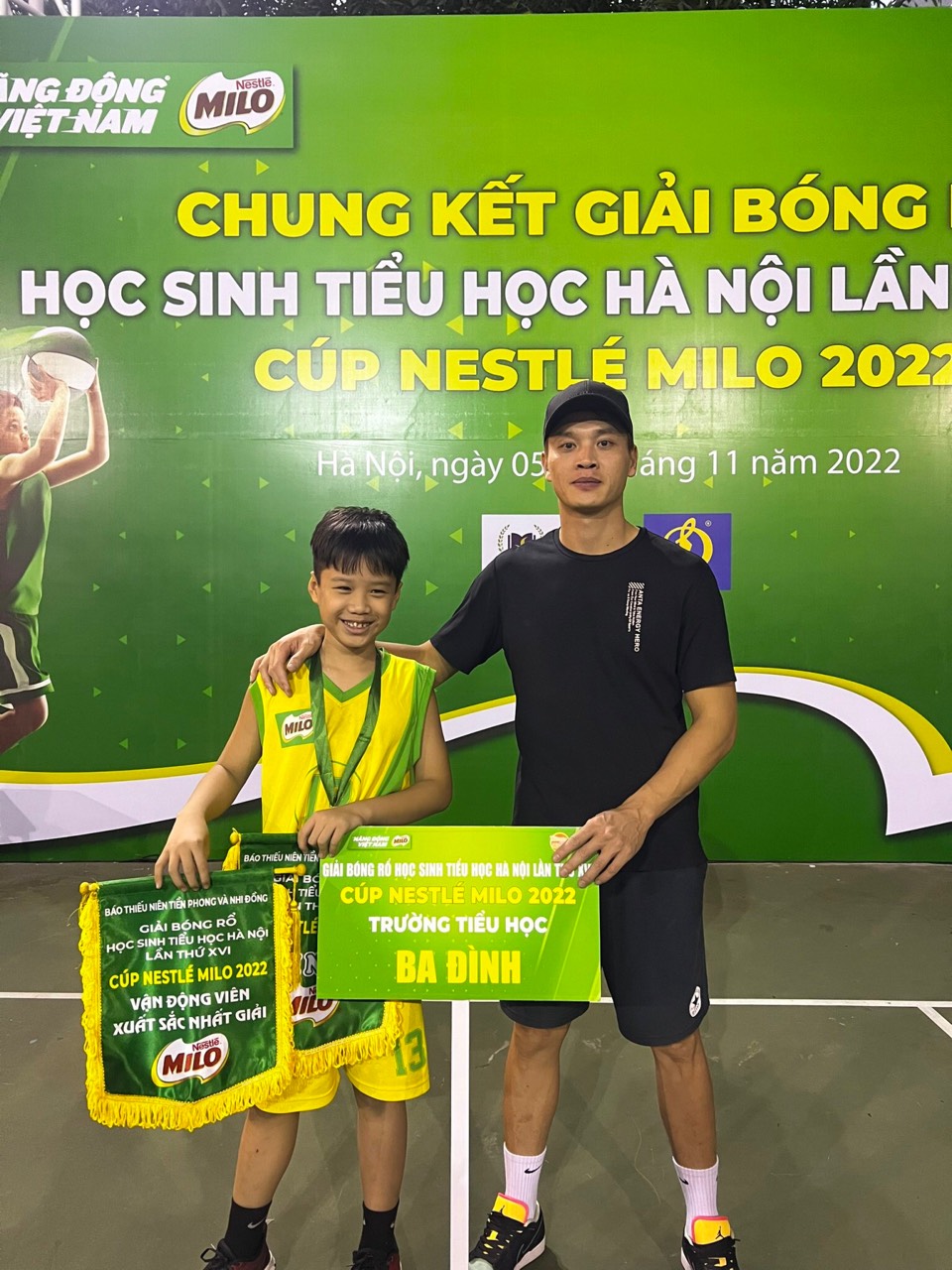 Niềm đam mê thể thao của cậu học trò nhỏ