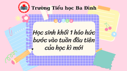 Rộn ràng niềm vui bước vào học kỳ mới!