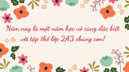 [Hội thi Bích báo điện tử] Lớp 2A3 - Chào mừng ngày Nhà giáo Việt Nam