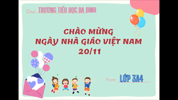[Hội thi Bích báo điện tử] Lớp 3A4 - Em yêu thầy cô