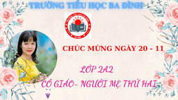 [Hội thi Bích báo điện tử] Lớp 2A2 - Cô giáo - Người mẹ thứ hai