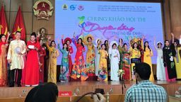 Cô giáo Nguyễn Minh Hằng, giáo viên trường Tiểu học Ba Đình -  Cô giáo trẻ và tài năng tại hội thi "Duyên dáng phụ nữ Ba Đình 2020"