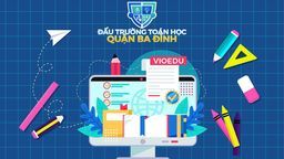 Thông báo chủ đề vòng sơ loại 13 - Đấu trường toán học quận Ba Đình