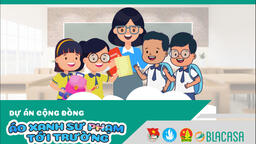 Liên đội trường Tiểu học Ba Đình giới thiệu: Dự án "Áo xanh Sư phạm tới trường"