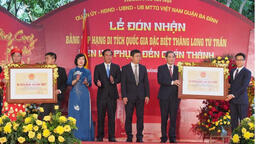 Đền Voi Phục, Quán Thánh đón bằng xếp hạng di tích quốc gia đặc biệt 'Thăng Long tứ trấn'