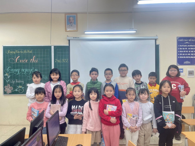 Học sinh trường Tiểu học Ba Đình hào hứng tham gia kỳ thi Trạng Nguyên Tiếng Việt – vòng sơ khảo cấp Trường