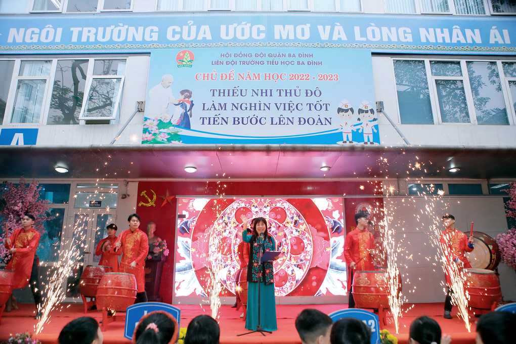 Thầy trò trường Tiểu học Ba Đình tưng bừng ngày Hội Sách Xuân 2023