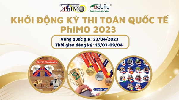 Trường Tiểu học Ba Đình thông báo khởi động kỳ thi Toán Quốc tế PhIMO 2023