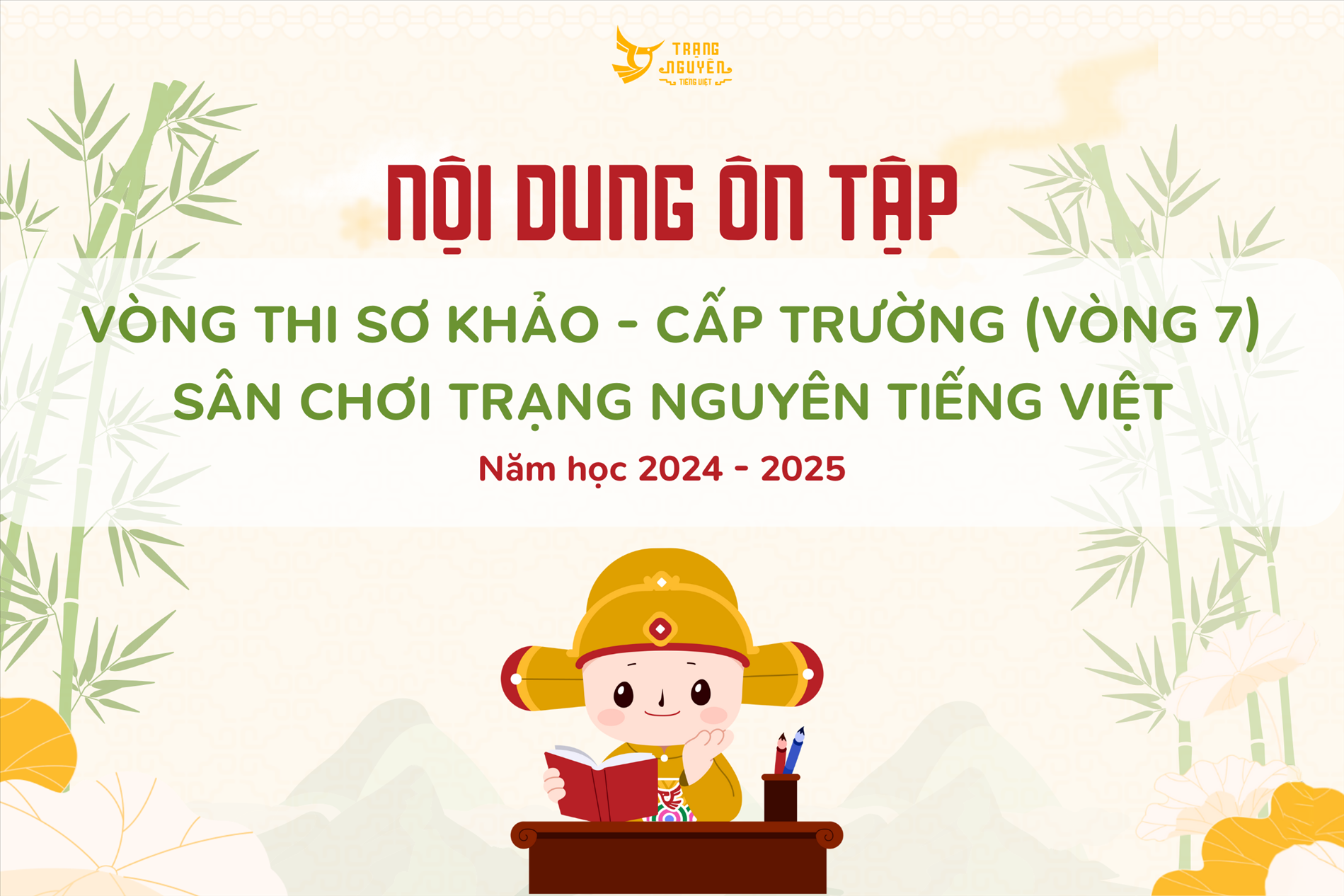 Nội dung ôn tập thi Vòng Sơ khảo - Cấp trường - Cuộc thi Trạng Nguyên Tiếng Việt - Khối 5