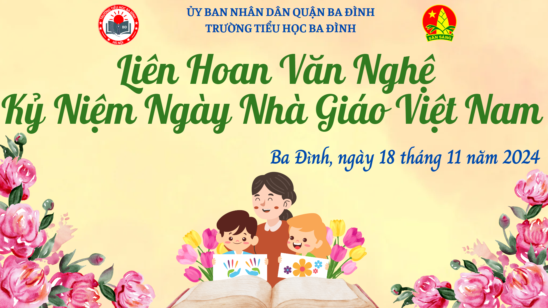 Trường Tiểu học Ba Đình tổ chức Liên hoan văn nghệ Kỷ niệm Ngày nhà giáo Việt Nam