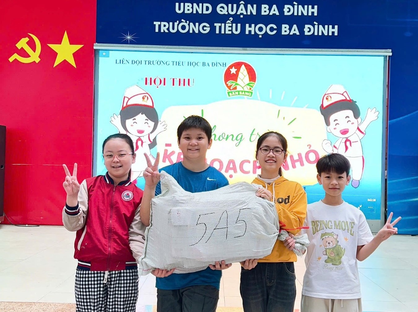 Học sinh trường Tiểu học Ba Đình tích cực tham gia phong trào “Kế hoạch nhỏ”