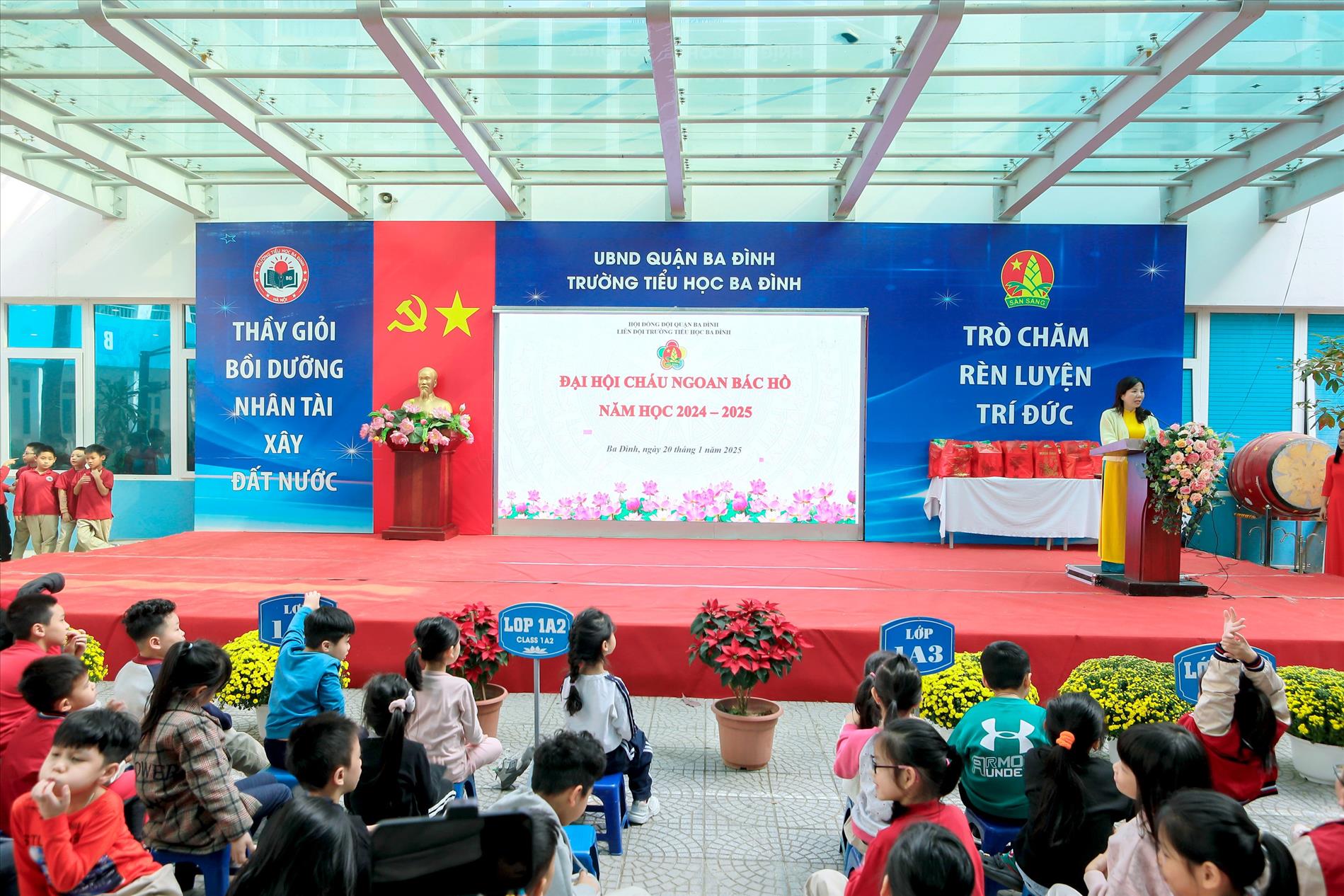 Liên đội Trường Tiểu học Ba Đình tổ chức Đại hội Cháu ngoan Bác Hồ năm học 2024 - 2025