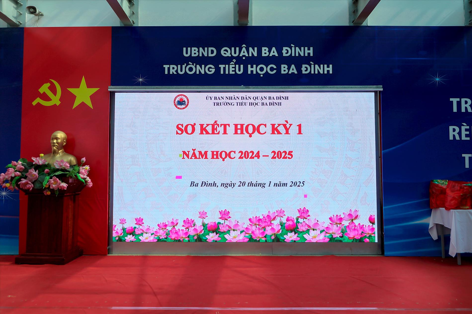 Trường Tiểu học Ba Đình tổ chức thành công Lễ Sơ kết Học kì I Năm học 2024 -2025