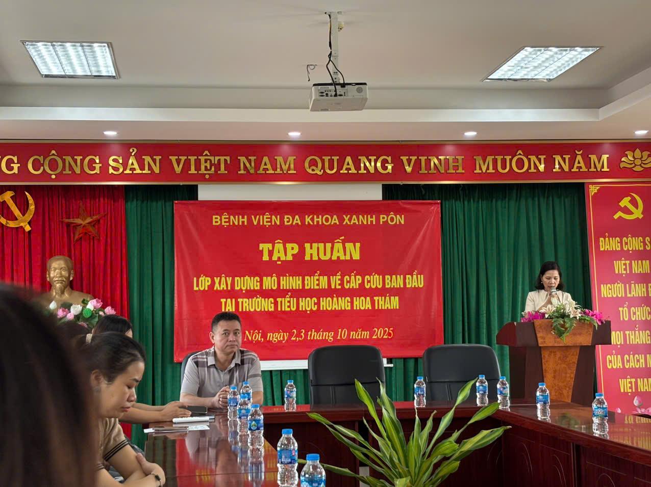 Trường TH Ba Đình tham dự tập huấn nâng cao năng lực sơ cấp cứu ban đầu tại trường tiểu học