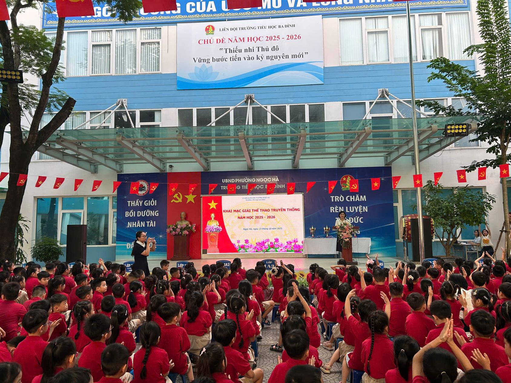 Khai mạc Giải Thể thao Truyền thống Trường Tiểu học Ba Đình Năm học 2025 – 2026