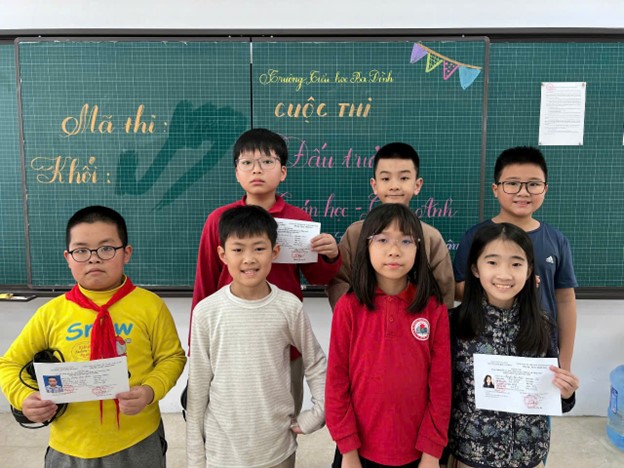 Học sinh Trường Tiểu học Ba Đình tham gia vòng Chung kết cấp Quận cuộc thi Đấu trường VioEdu môn Tiếng Anh