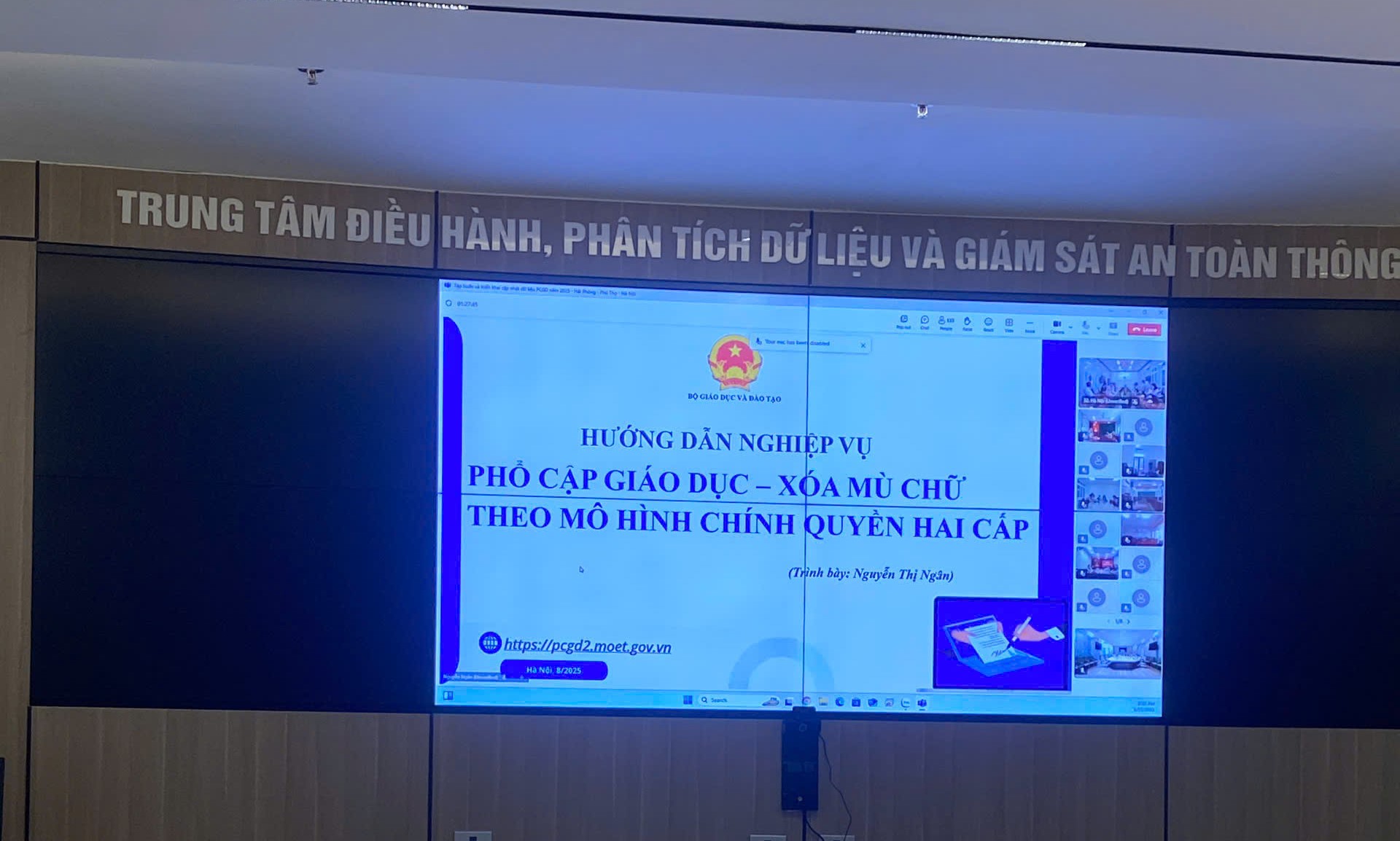 Trường Tiểu học Ba Đình đã tham gia Lớp tập huấn Công tác Phổ cập giáo dục và Xóa mù chữ năm 2025