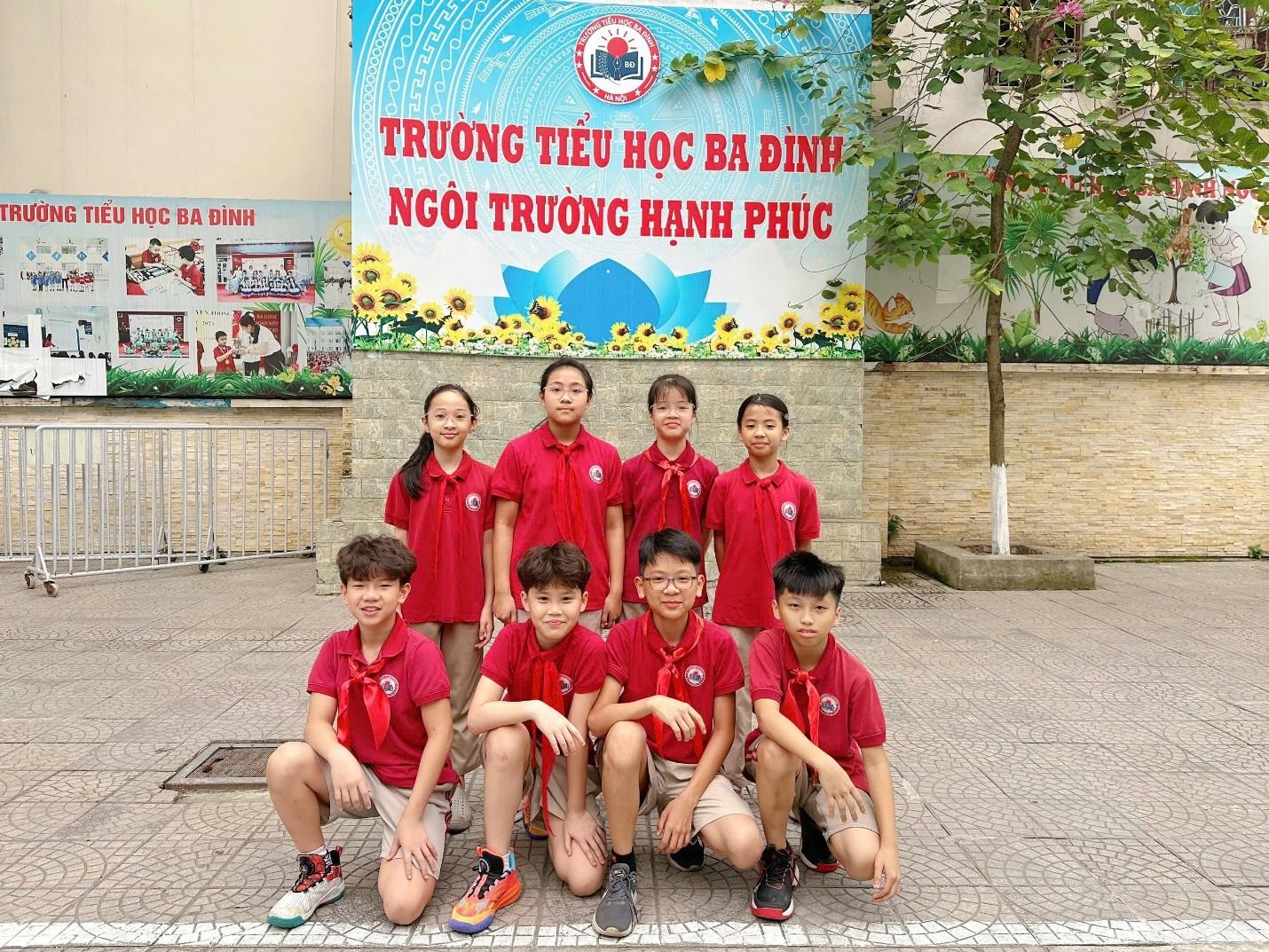 “Cơn mưa vàng” đến từ đội tuyển điền kinh trường Tiểu học Ba Đình