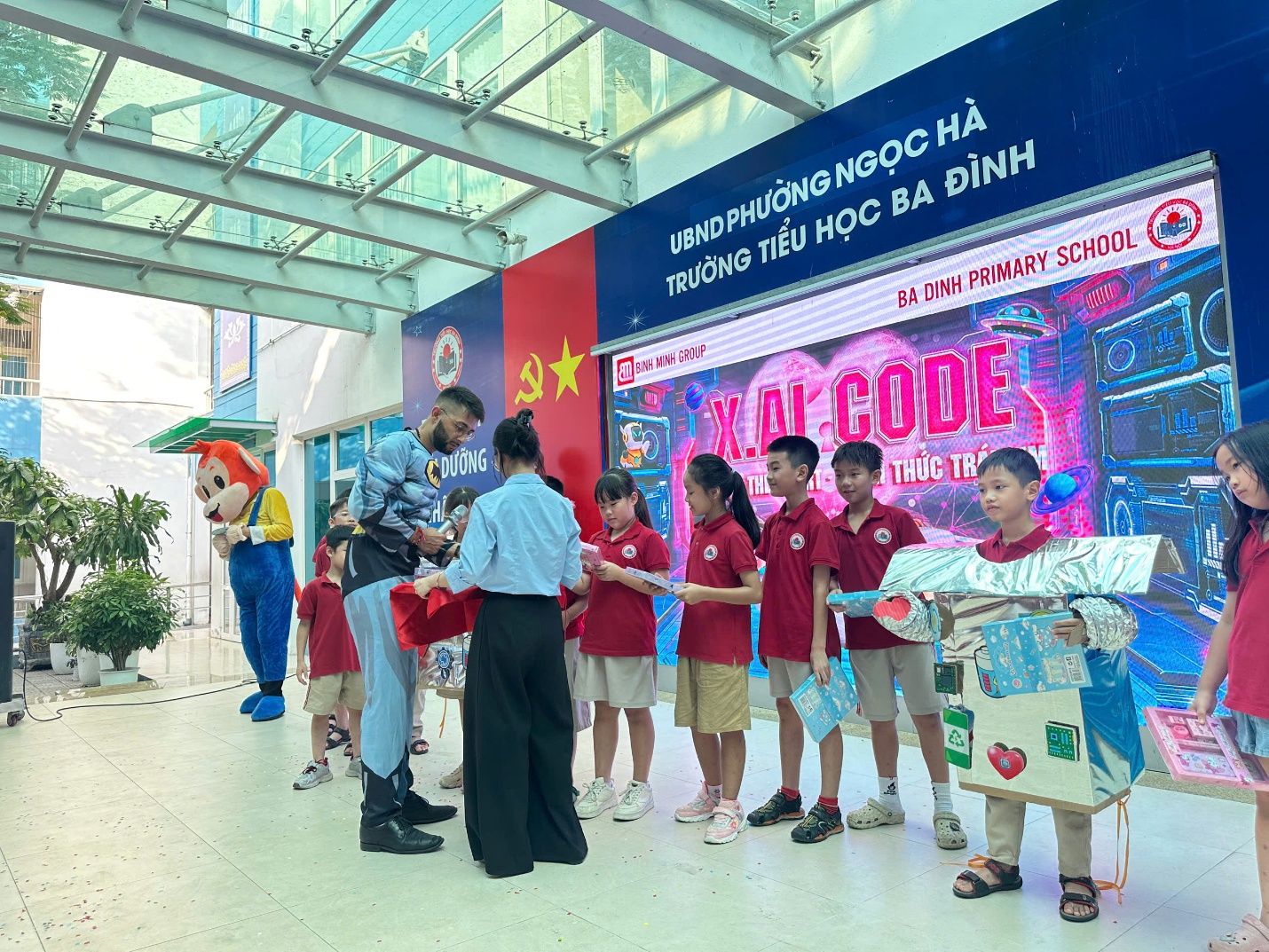 A group of children in a room

AI-generated content may be incorrect.