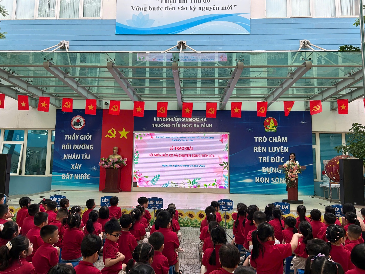 A group of children in red shirts

AI-generated content may be incorrect.