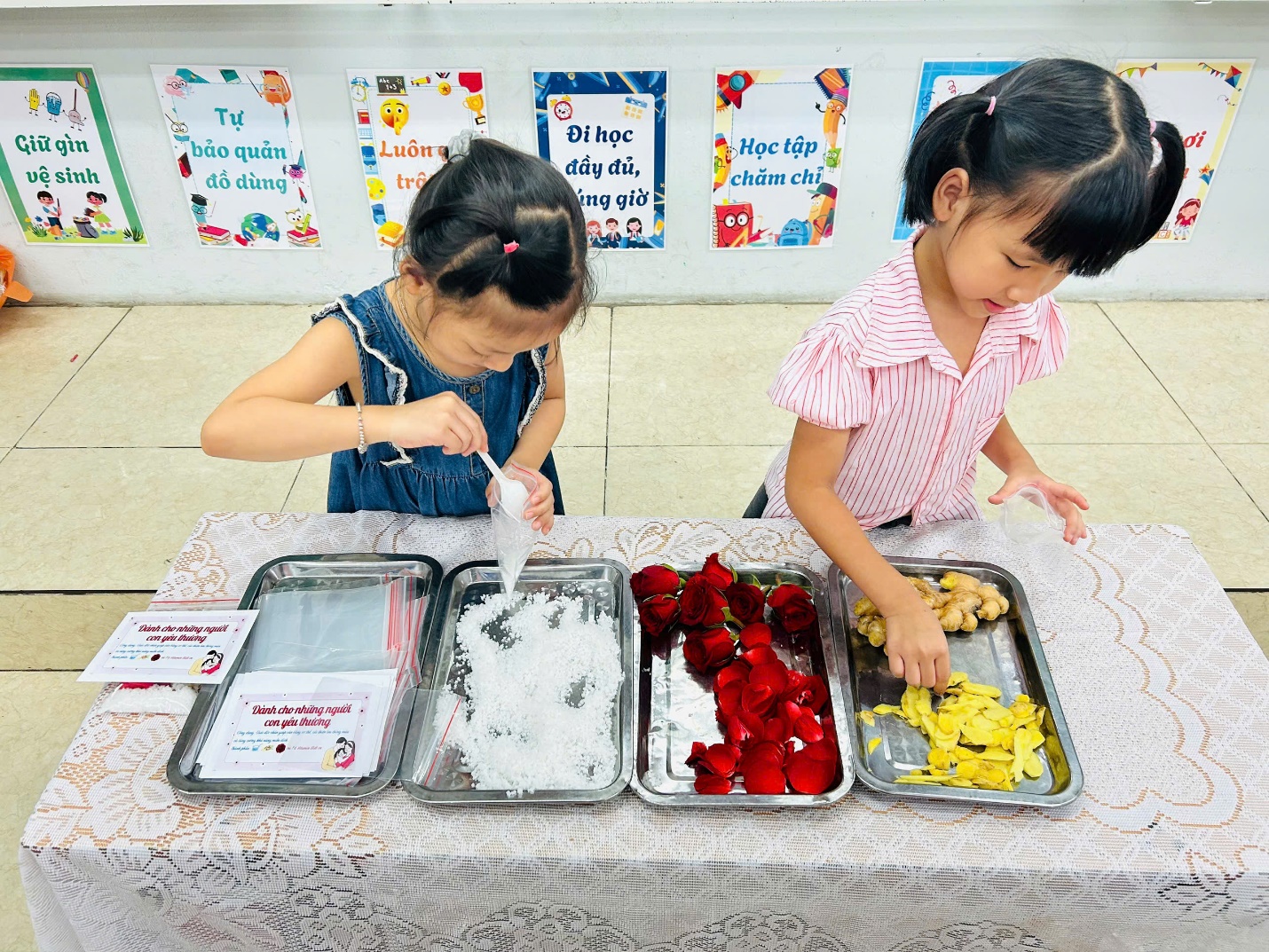 A couple of girls preparing food

AI-generated content may be incorrect.