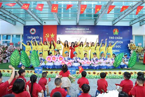 Trường Tiểu học Ba Đình rực rỡ trong Lễ khai giảng năm học mới 2025 – 2026 – Hành trình tri thức hòa nhịp cùng 80 năm ngành giáo dục Việt Nam.