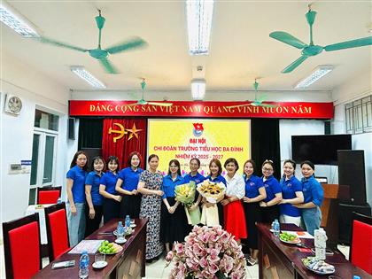 Trường Tiểu học Ba Đình tổ chức Đại hội Chi Đoàn nhiệm kỳ 2025 - 2027