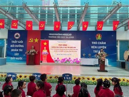 Trường Tiểu Học Ba Đình Hưởng ứng "Tuần lễ Học tập suốt đời"