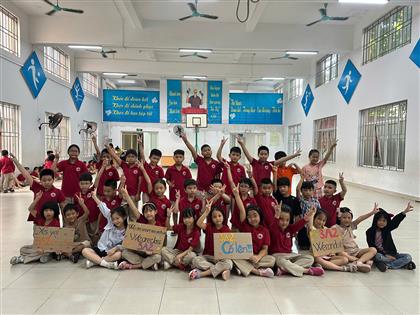 Sôi nổi Giải bóng rổ Khối lớp 3: Nơi tài năng Nhí tỏa sáng và tinh thần đồng đội lên ngôi