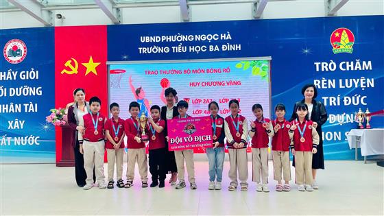 Trường Tiểu học Ba Đình rộn ràng Lễ Trao Giải Thể thao Truyền thống 2025: Vinh quang thuộc về những nhà Vô Địch Nhí