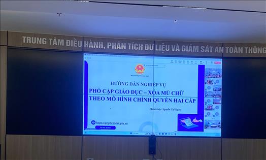 Trường Tiểu học Ba Đình đã tham gia Lớp tập huấn Công tác Phổ cập giáo dục và Xóa mù chữ năm 2025