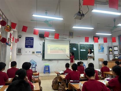 Lan tỏa tinh thần đổi mới phương pháp dạy học qua tiết Hội giảng của cô giáo Vũ Thị Duyên