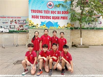 “Cơn mưa vàng” đến từ đội tuyển điền kinh trường Tiểu học Ba Đình