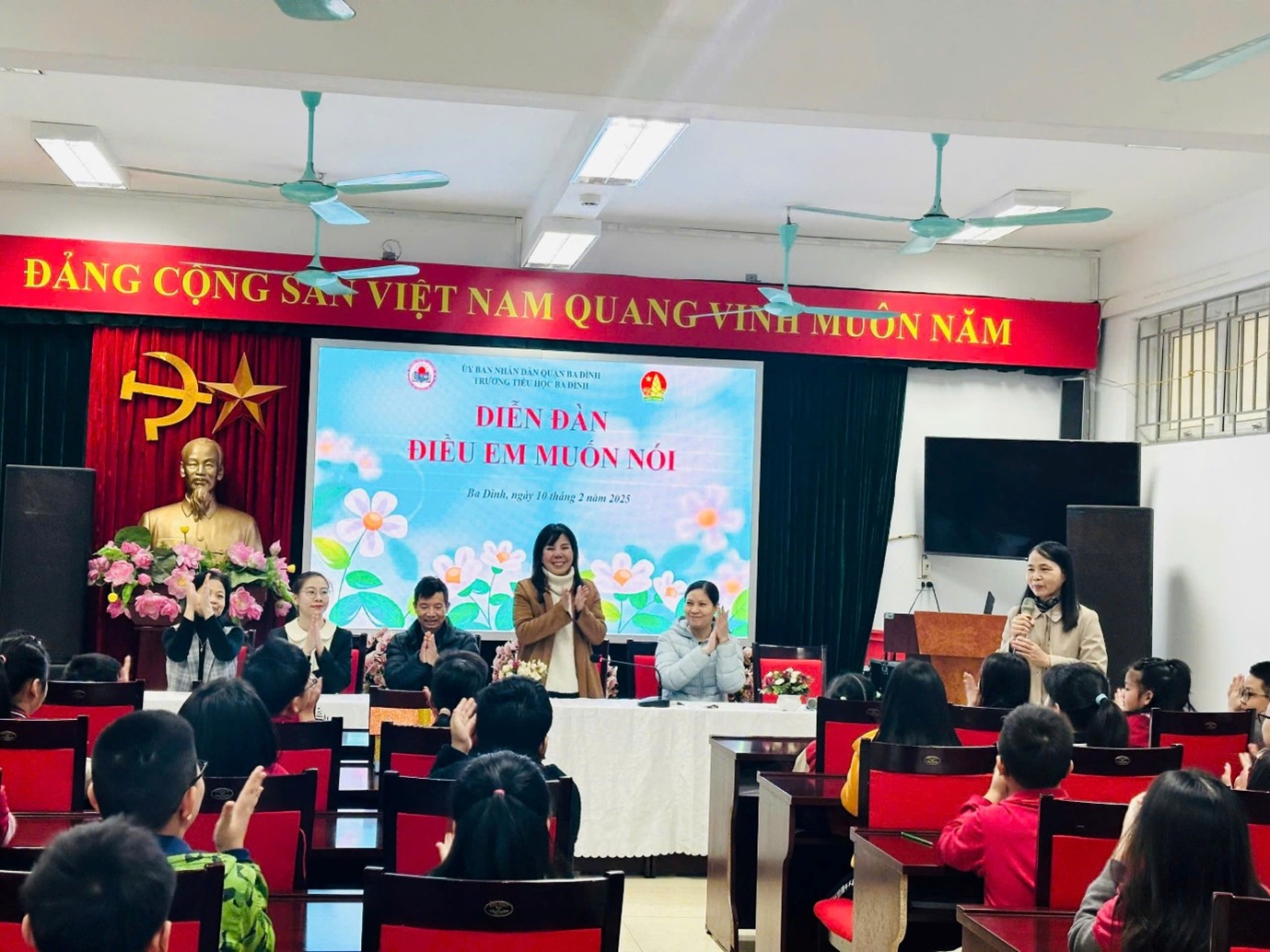 Trường Tiểu học Ba Đình tổ chức thành công diễn đàn “Điều em muốn nói”