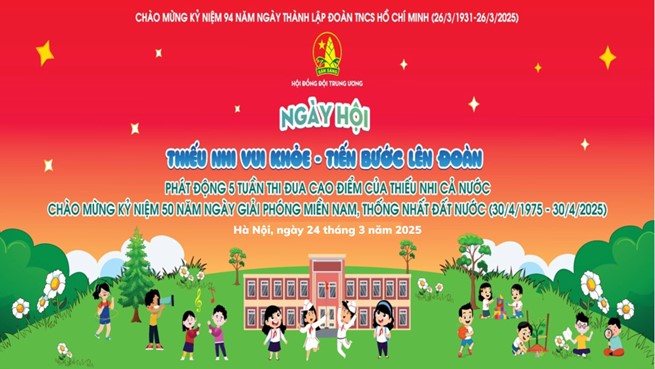 Liên đội trường Tiểu học Ba Đình tưng bừng tổ chức “Ngày hội thiếu nhi vui khỏe - Tiến bước lên Đoàn”
