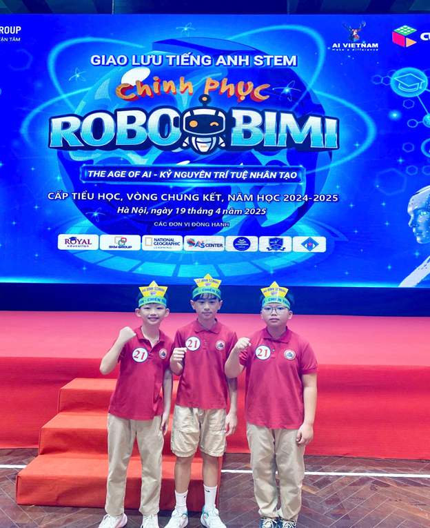 Học sinh Trường Tiểu học Ba Đình xuất sắc tranh tài tại đấu trường “Chinh phục RoboBiMi” cấp Thành phố