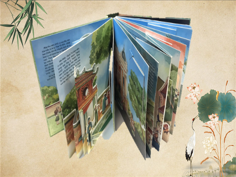 A book with pictures on it

Description automatically generated