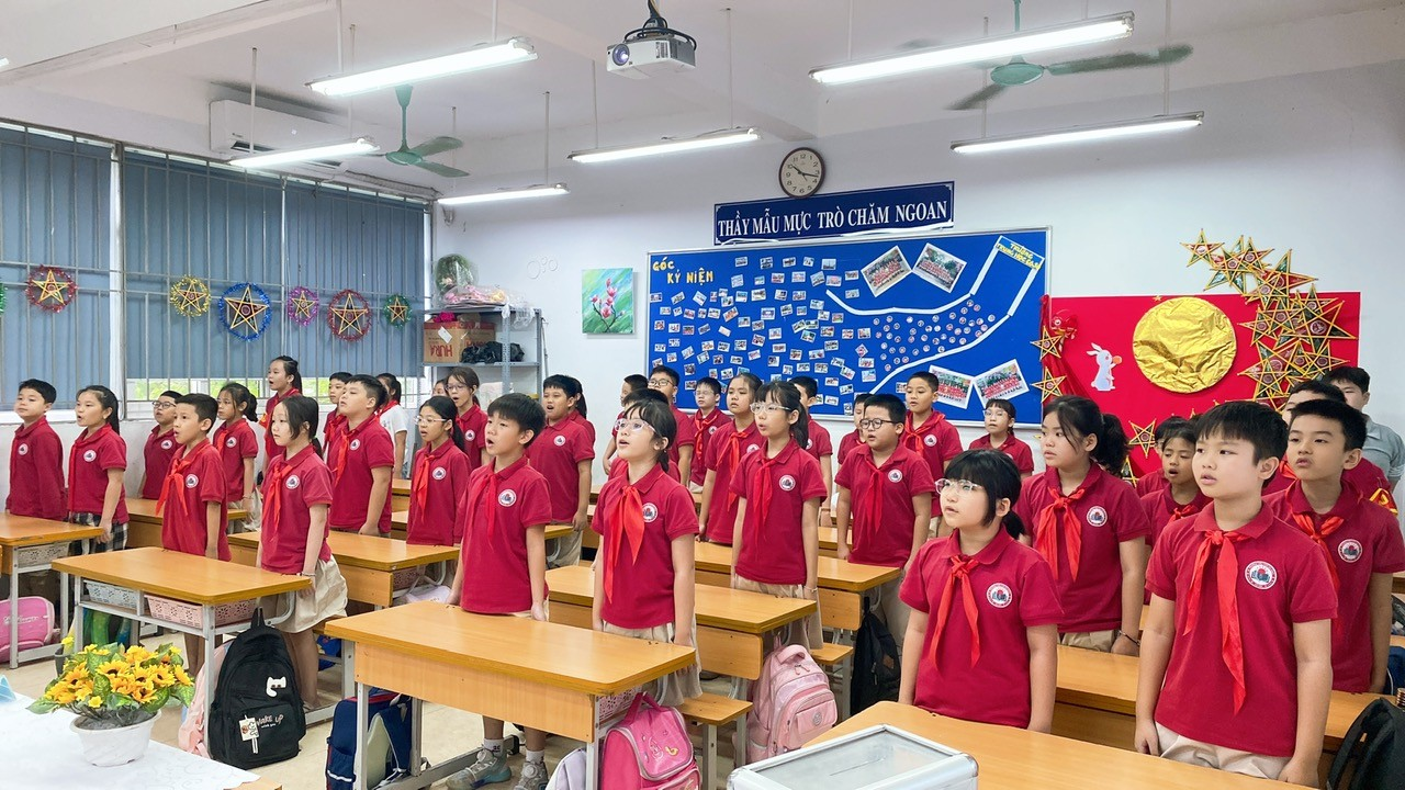 A group of children in a classroom

AI-generated content may be incorrect.